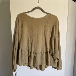 Free people blouse (never worn)